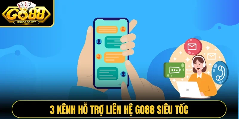 3 kênh hỗ trợ liên hệ GO88 siêu tốc