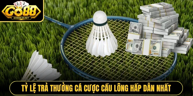Tỷ lệ trả thưởng cá cược cầu lông hấp dẫn nhất
